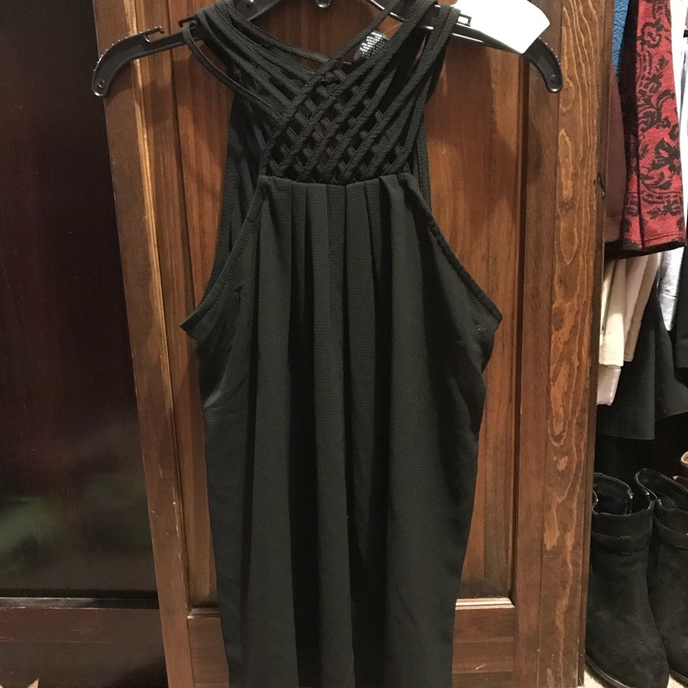 NWT Rue 21 Black halter top